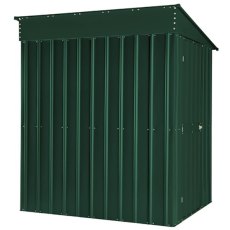 Lotus 5 x 8 (1.44m x 2.34m) Lotus Lean-To Metal Shed in Heritage Green