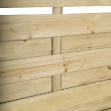 Timber board detail on Forest Europa Kyoto 5ft fence panel