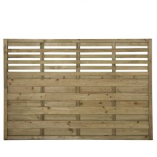 Forest Europa Kyoto 4ft pressure treated fence panel front elevation