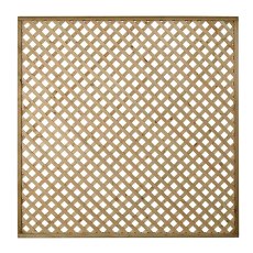 Front view of Forest Rosemore Lattice Trellis 6ft square panel
