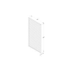 Forest Rosemore Lattice Trellis - Pressure Treated - dimensions