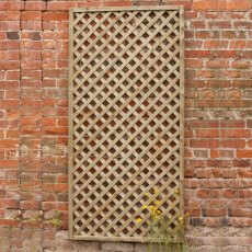 2ft x 6ft (600mm x 1800mm) Forest Rosemore Lattice Trellis - Pressure Treated