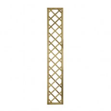 1ft High Forest Wisley Hidcote Lattice Trellis - Pressure Treated - isolated