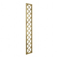 1ft High Forest Wisley Hidcote Lattice Trellis - Pressure Treated - angle