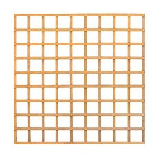 Front view of Forest Heavy Duty Trellis Panel 6ft square lattice design