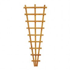 Front view of Forest Heavy Duty Fan Trellis timber support panel
