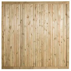 6ft High Forest Decibel Noise Reduction Fence Panel - Isolated view