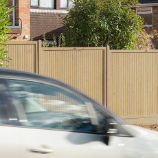 Forest Noise Reduction Fence Panels beside roadside traffic