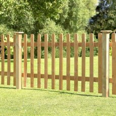 3ft High (900mm) Forest Pale or Palisade Fence Panel