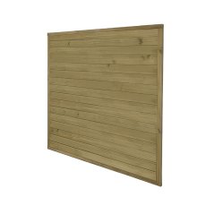 Angled side view of Forest Horizontal Tongue and Groove Fence Panel