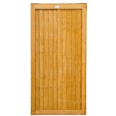 6ft High  Forest Board Gate - isolated view