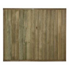 5ft High Forest Vertical Tongue and Groove Fence Panel - Pressure Treated