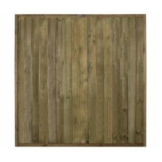 6ft High Forest Vertical Tongue and Groove Fence Panel - Pressure Treated