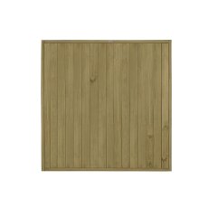 Front view of Forest Vertical Tongue and Groove Fence Panel