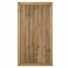 6ft High Forest Pressure Treated Square Lap Gate - Isolated view