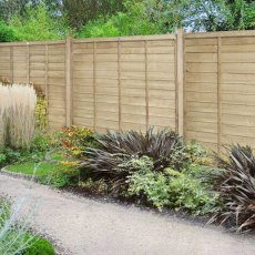 6ft Forest Pressure Treated Superlap Fence Panel