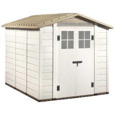 Shire Tuscany EVO 240 Plastic Shed - isolated