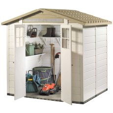 Shire Tuscany EVO 200 Plastic Shed - isolated