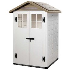 Shire Tuscany EVO 120 Plastic Shed - isolated