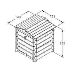 Forest Beehive Composter Dimensions