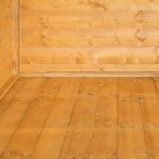 10 x 7 Rowlinson Arley Summerhouse - Interior with detail of wooden floor