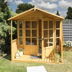 10 x 7 Rowlinson Arley Summerhouse -  With background front of summerhouse