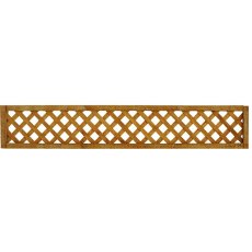 1ft x 6ft (300mm x 1830mm) Forest Diamond Lattice Fence Topper