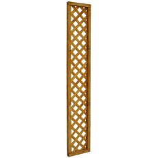 Forest Diamond Lattice Fence Topper - angled view