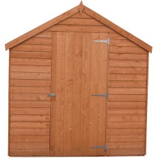 8 x 6 Shire Value Overlap Pressure Treated Shed - Windowless - Front on