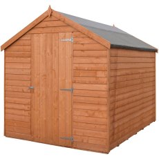 8 x 6 Shire Value Overlap Pressure Treated Shed - Windowless