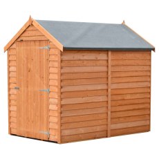 6 x 4 Shire Value Windowless Overlap Shed - isolated