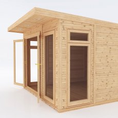 10 x 14 (3.10m x 4.10m) Mercia Insulated Garden Room - Side View - Open Doors