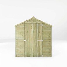 Mercia 8x6 overlap shed front elevation with double doors