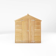 4x6  Mercia Overlap Apex Shed - Windowless - Isolated Front View