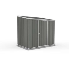 7 x 5 Mercia Absco Space Saver Pent Metal Shed in Grey