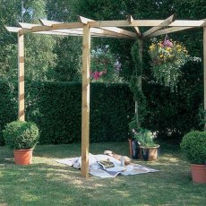 Forest Radial Pergola - Pressure Treated