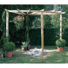 Forest Radial Pergola - In situ