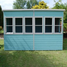 Shire Sun Pent Shiplap Potting Shed - Front View