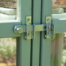 4 x 3 Forest Victorian Walkaround Greenhouse - Detail of latchbolt