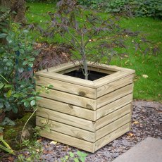 Forest Linear Planter - Square - Pressure Treated - without background displayng fir