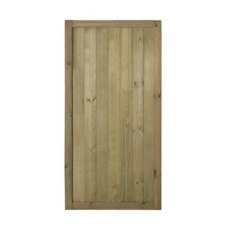 6ft High Vertical Tongue and Groove Gate - Pressure Treated - isolated