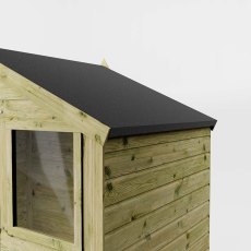 4 x 6 Mercia Shiplap Apex Shed - Window Close Up