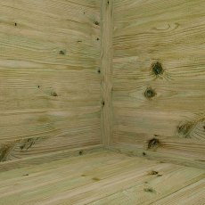 4 x 6 Mercia Shiplap Apex Shed - Internal View