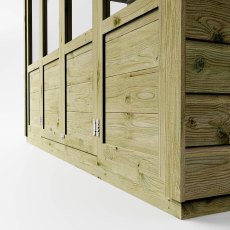 6x3 Mercia Traditional Tall Wall Greenhouse - base