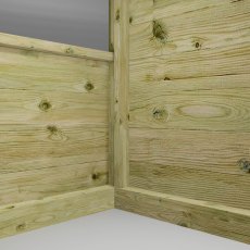 6x3 Mercia Traditional Tall Wall Greenhouse - framing