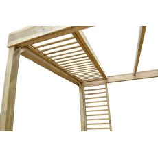 Forest Dining Pergola - Pressure Treated - close up isolated view