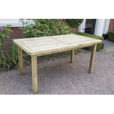 Forest Rosedene 5ft Table - Pressure Treated - on gravel area