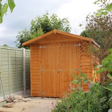 7 x 7 Shire Overlap Shed - front elevation with doors closed