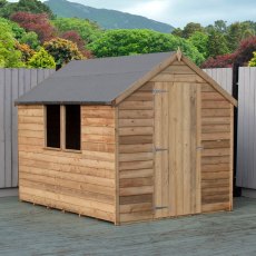 8 x 6 Shire Value Overlap Shed - Pressure Treated