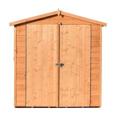 4x6 Shire Lewis Professional Shed - front elevation with doors closed
